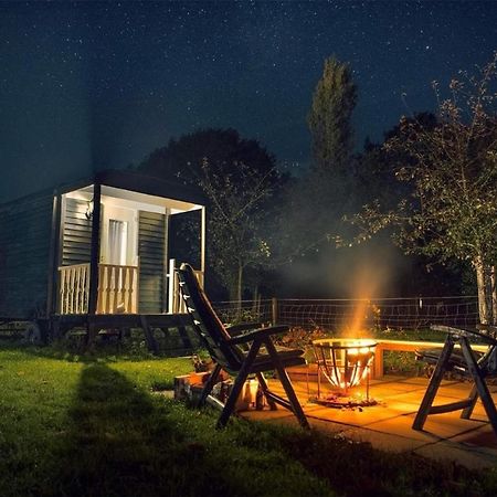 Pipowagen Elsebein Groningen Westerwolde Unieke Ligging Met Eigen Tuin En Vrij Uitzicht Over Veld Naar Natuurgebied Onstwedde Экстерьер фото