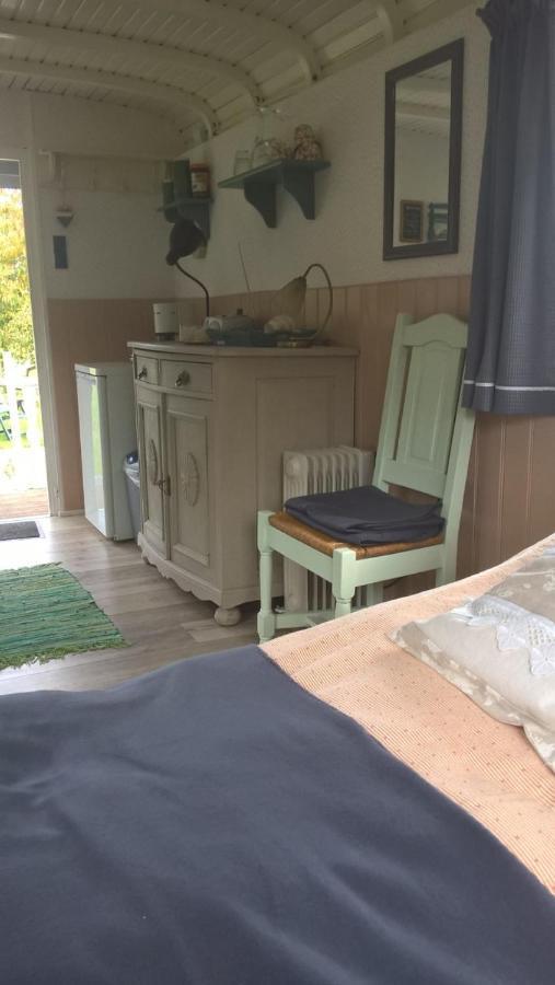 Pipowagen Elsebein Groningen Westerwolde Unieke Ligging Met Eigen Tuin En Vrij Uitzicht Over Veld Naar Natuurgebied Onstwedde Экстерьер фото