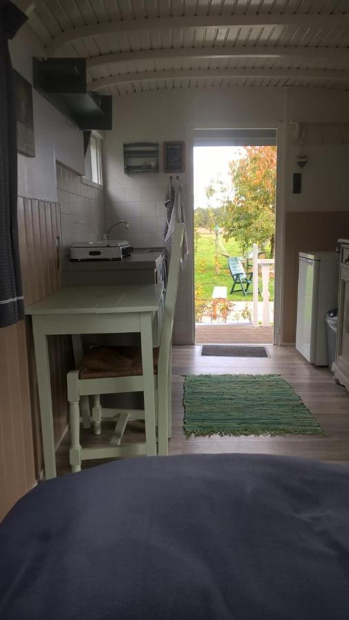 Pipowagen Elsebein Groningen Westerwolde Unieke Ligging Met Eigen Tuin En Vrij Uitzicht Over Veld Naar Natuurgebied Onstwedde Экстерьер фото