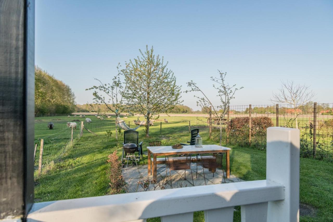 Pipowagen Elsebein Groningen Westerwolde Unieke Ligging Met Eigen Tuin En Vrij Uitzicht Over Veld Naar Natuurgebied Onstwedde Экстерьер фото